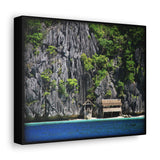 Landscape Photography - Beach Huts - Coron, Palawan, Philippines -  8" x 10" or 16" x 20", Matte Canvas, Stretched
