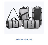 OZUKO Convertibel 3 IN 1 Travel, Duffel and Garment Suit Bag and backpack.