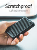 Minimalist  RFID Blocking Carbon Fiber Credit ID Card Holder Wallet