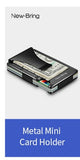 Minimalist  RFID Blocking Carbon Fiber Credit ID Card Holder Wallet