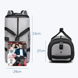 OZUKO Convertibel 3 IN 1 Travel, Duffel and Garment Suit Bag and backpack.