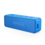 Anker Sound Core 2 portable  water  resistant Bluetooth speaker  with improved bass, and  24-hours play time.